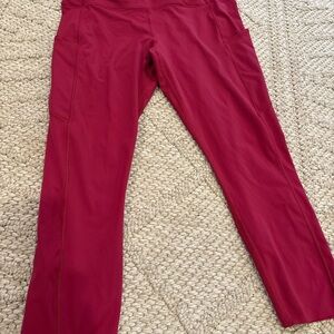 Lululemon Athletica dark pink Leggings